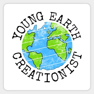 Young Earth Creationist, Creationism Christian Church Magnet